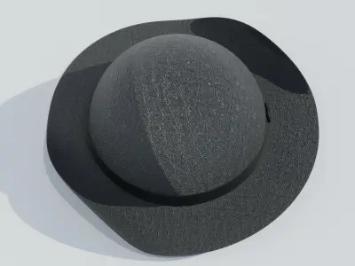 Hat With a Buckle 3D model