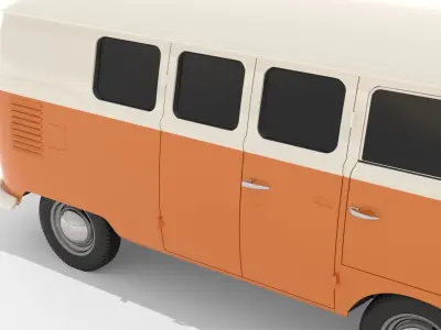 Volkswagen Transporter T1 - Bus 3D model