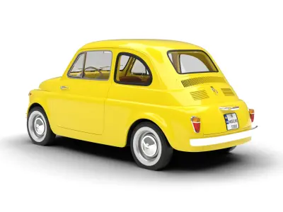 Fiat 500 1959 3d model  3D model