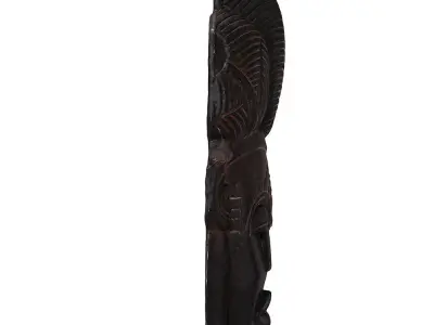 Mask Wall Decoration 02 3D model