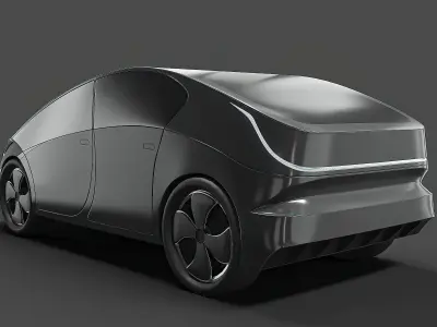 Electric Car 3D model