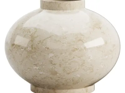 Vase decor Low-poly 3D model 30