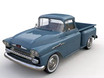 CHEVY 3100 APACHE PICKUP 1958 3D model
