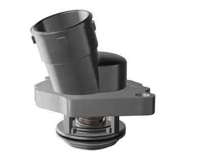 THERMOSTAT stainless steel valve 3D model