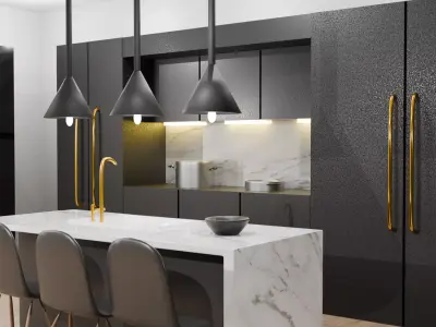 Kitchen 3d model 3D model