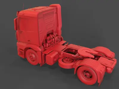 Mercedes Benz Antos 3D print model