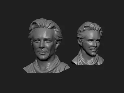 Mickey Rourke 3D print model
