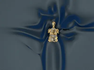 Chinese pig  Golden pig 3D print model by Rithy-Jewelry-design 3D print model