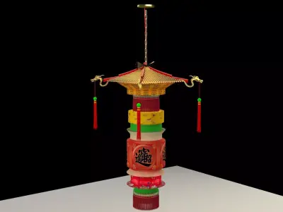 Chinese palace lantern 3D model