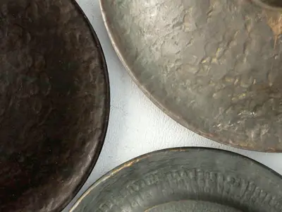 19th Century Laos Bronze Gongs 3D model