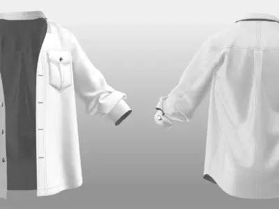 Open Shirt vol 02 Urban Collection 3D model