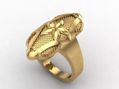 Women Plain Ring STL Models Womens Ring 3dmodels 3D print model 3D print model 15