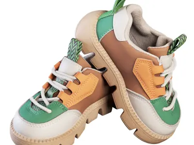 Kids Sneakers by ShishaNG 3D model