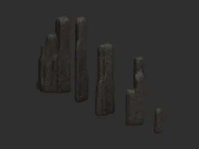 Rock 04 - Base Free low-poly 3D model