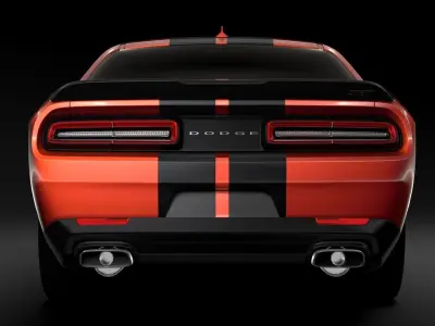 Dodge Challenger SRT Hellcat Go Mangoo 2017 3D model