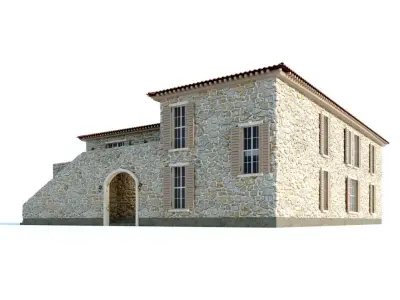  Mediterranean style villa  3D model