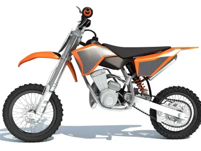 Off-road Motorcycle Motocross 3D model