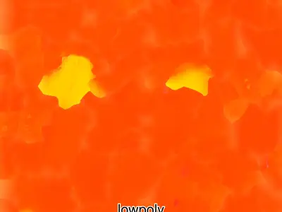 Realistic Lion 3D Model with Detailed Mane Low-poly 3D model