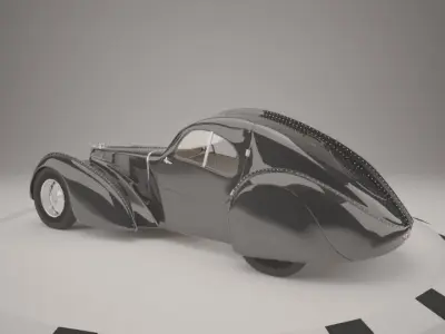 1936 bugatti type 57sc 3D model