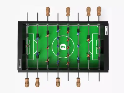 RS3 Wood Football Table 3D model