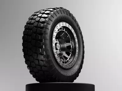 Ironman All Country MT Offroad Truck Tire 3D model
