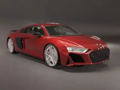 Audi-Car 3D Model audi sports car 3D model