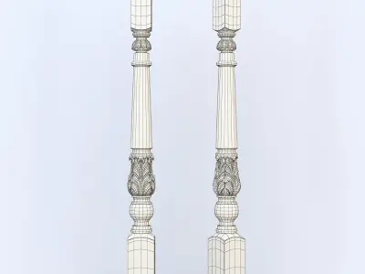Classic baluster 3D model