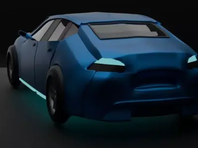 Sport car model 3D model purchase