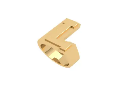 L  Ring 3D print model