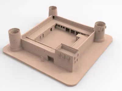 Al-Zubarah Fort  3D 3D print model