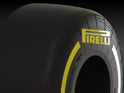 F1 PIRELLI P ZERO TIRE  3D model