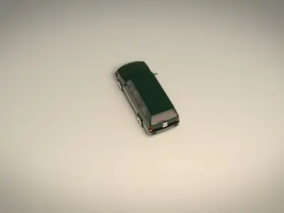 Low Poly SUV 01 Low-poly 3D model