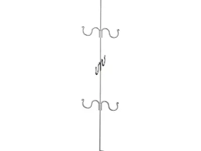 Christmas Stocking Holder Stand Holiday Home Decor 3D model