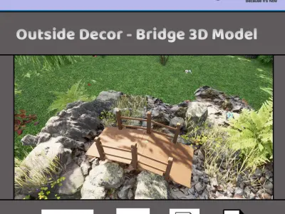 3D Bridge Design Workflow 3D model