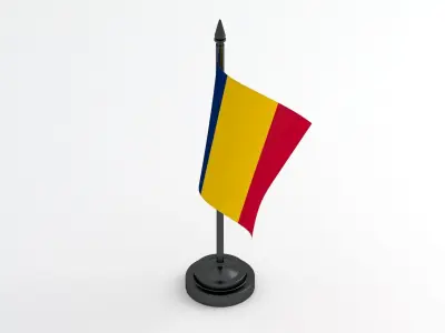 Table Flag Chad 3D model