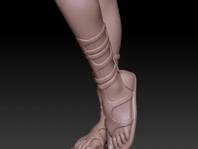 geisha japanese 3D print model