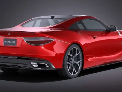 Generic Coupe V2 2016 3D model