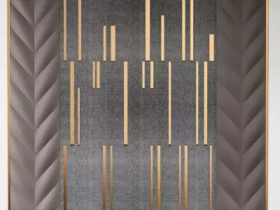 Wall Panel Decoration 3d model Low-poly 3D model 3