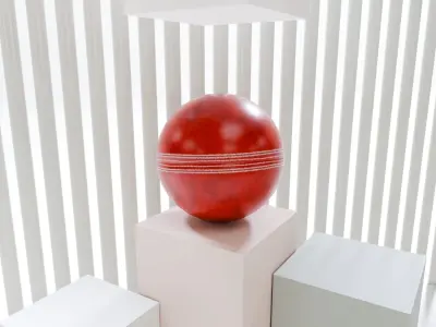 Sports Ball Set Low-poly 3D model