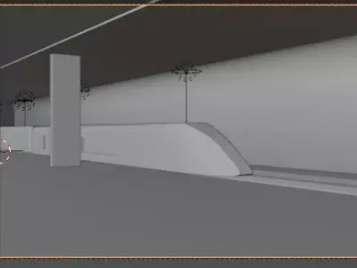 Subway station  3D model