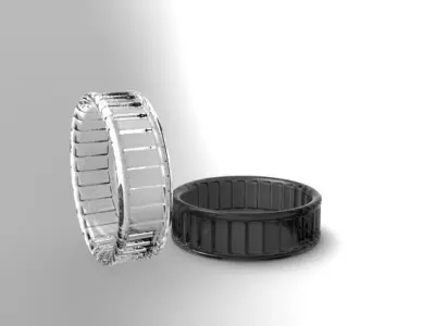 Ring banded Free 3D print model