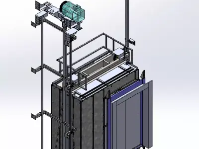 Lift 1000kg  3D model