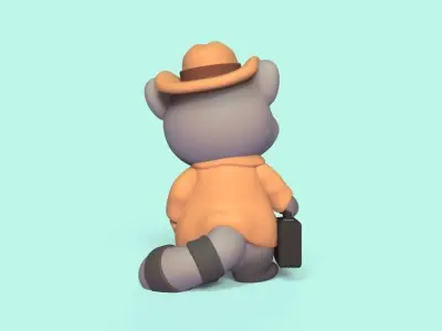 Raccoon Coat 3D print model