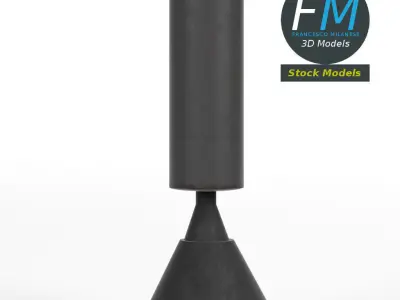 Free standing boxing bag 3D model