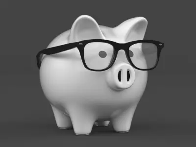 Piggy Bank 3D model