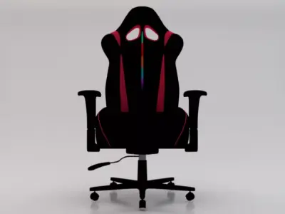 Gaming Chair 01 Low-poly 3D model
