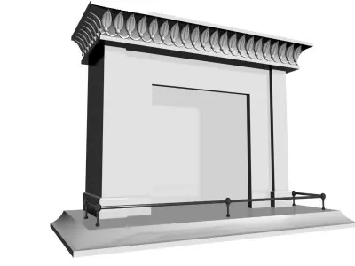 Fireplace 06 3D model