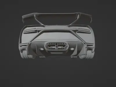 Bugatti Chiron Pur Sport 3D print model