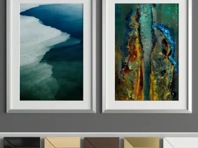 Art Frame A59 Low-poly 3D model