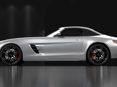 Mercedes Benz sls roadster AMG 3D model